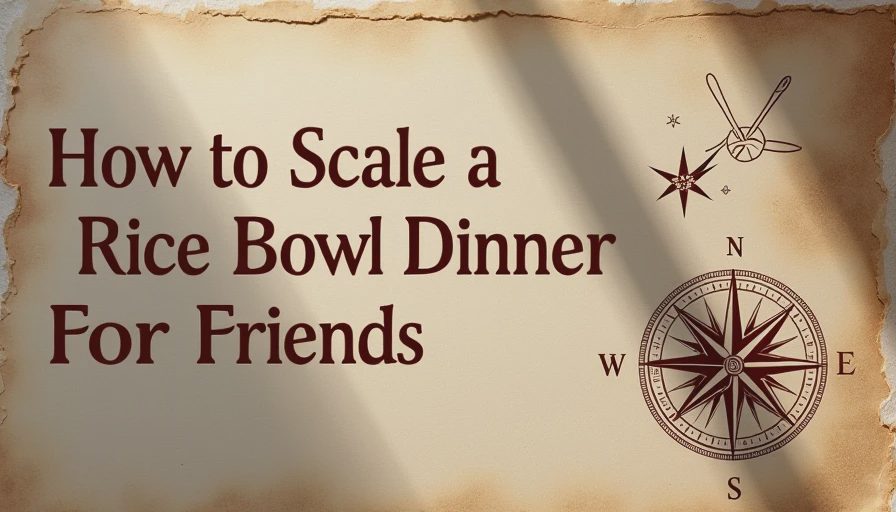 How to Scale a Rice Bowl Dinner for Friends Without Turning Your Kitchen Into a Crisis
