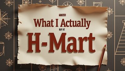 What I Actually Buy at H-Mart When I Want Five Dinners Under One Grocery Plan