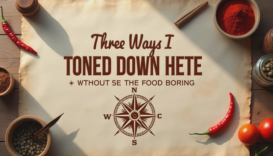 Three Ways I Toned Down Heat Without Making the Food Boring