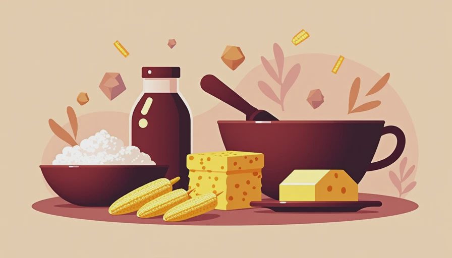 Illustration for sweet cornbread recipe