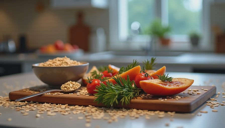 Visual context for oatmeal savoury