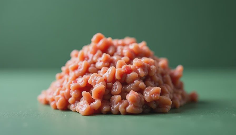 Visual context for ground turkey meat