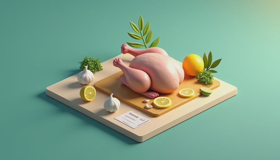 Visual context for lemon garlic chicken